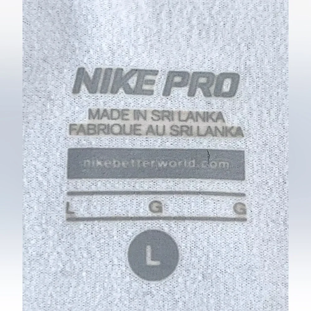 Nike Pro Elite Half Zip Pullover Top Jacket Womens Sz Large Hyperwarm Run